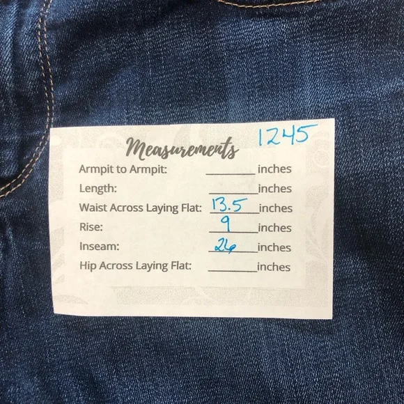 Lucky BrandDark Blue Women's Jeans Ava Skinny Frayed Hem - Picture 9 of 9